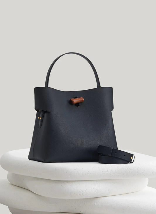 Sac cuir grainé grand modèle Gaï