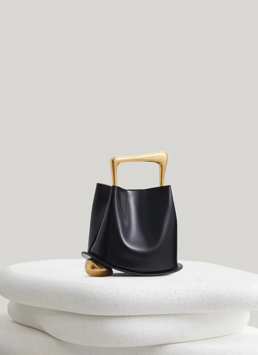 Sac noir ou camel anse gold ou silver OZ mini cuir ou suede