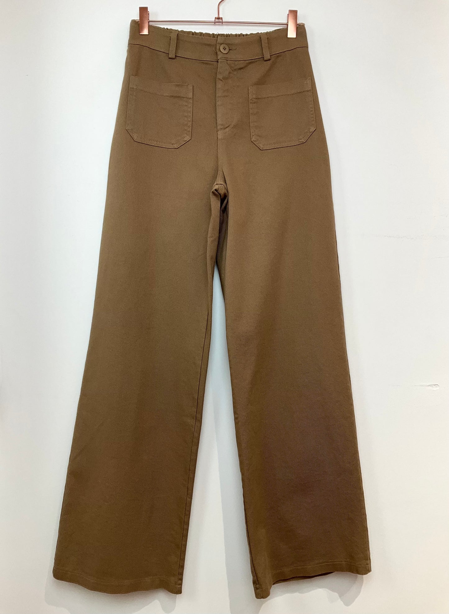 Pantalon coton large poches coloris divers fanfan