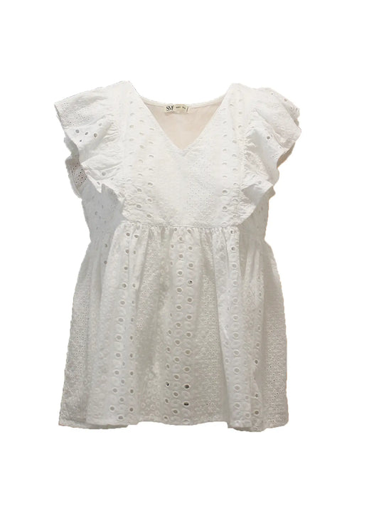 Haut broderie anglaise SMF