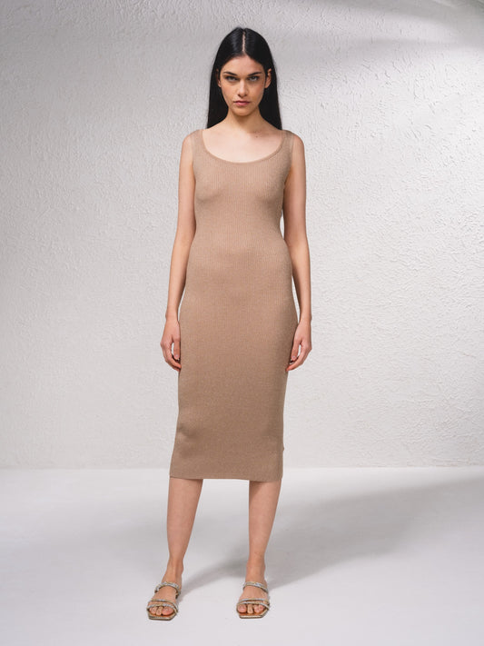 Robe maille lurex silver ou gold SMF