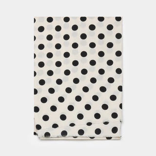 Grande écharpe pois laine grey kaki beige noire