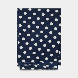 Grande écharpe pois laine grey kaki beige noire