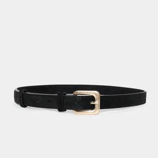 Ceinture daim fine Camel taupe ou noir