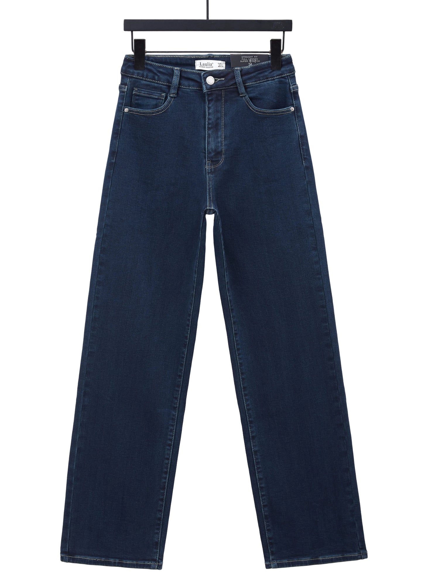 Jean brut straight fit full lengh super stretch Lauli