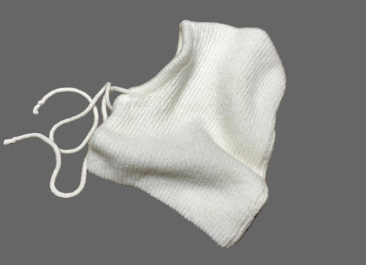 Balaclava avec baby alpaga écru ou brown