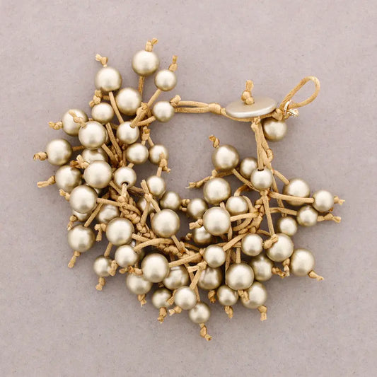 Bracelet perles metal