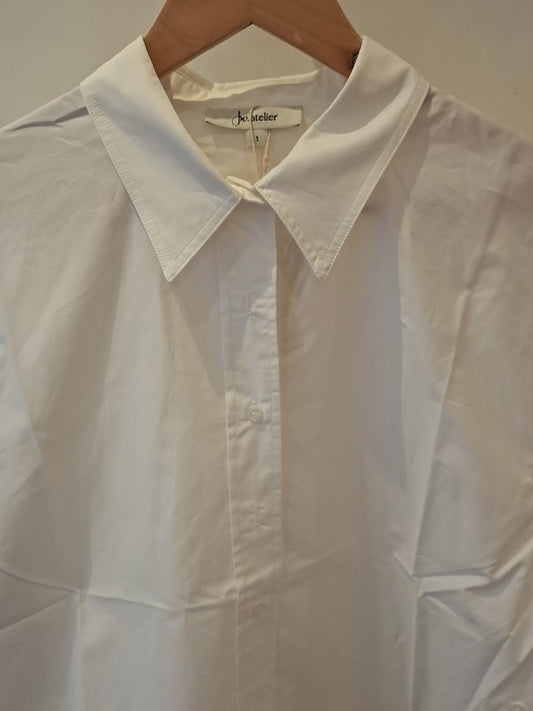 Chemise blanche popeline de coton