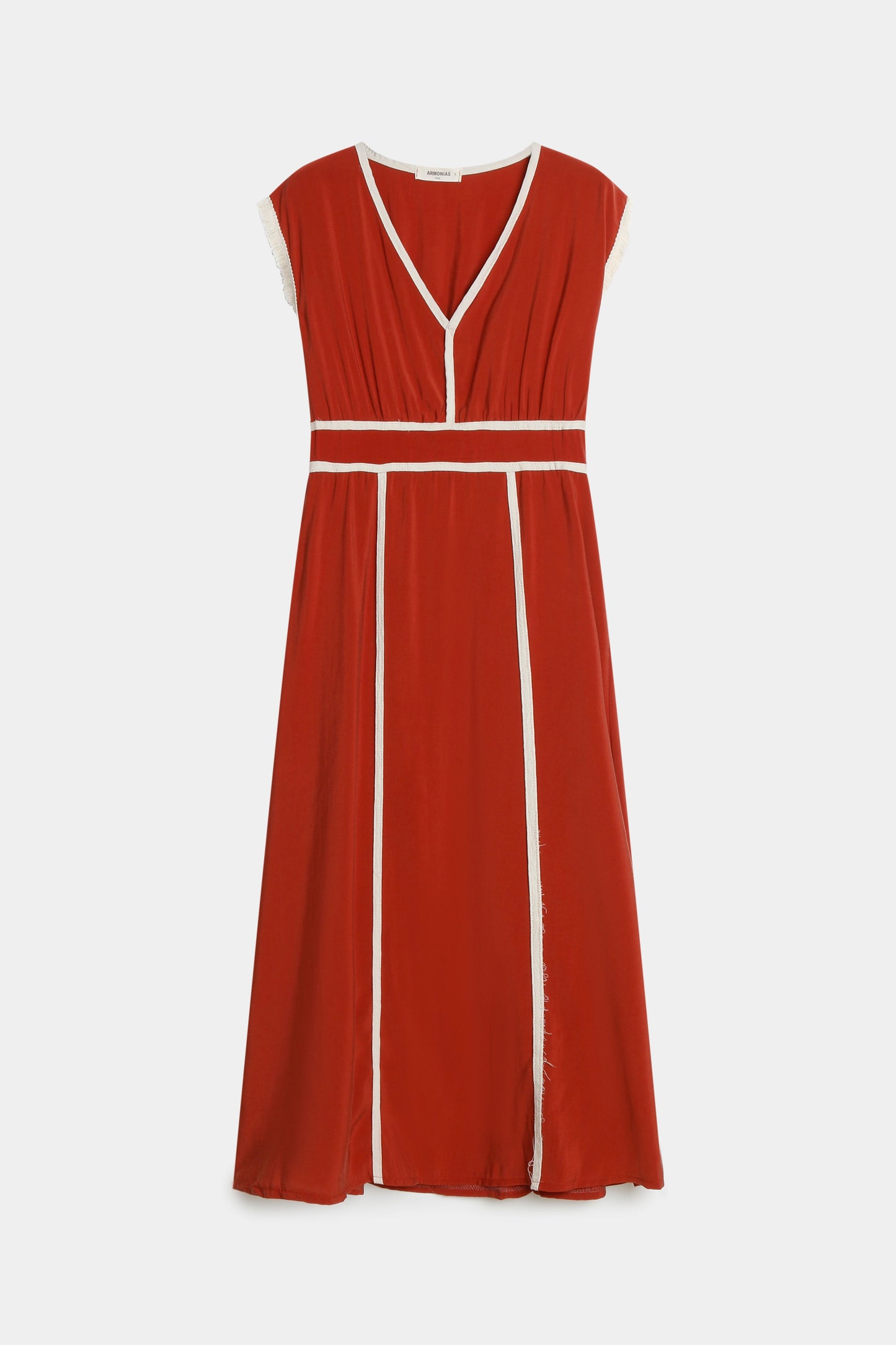 Robe fluide rouge (4)