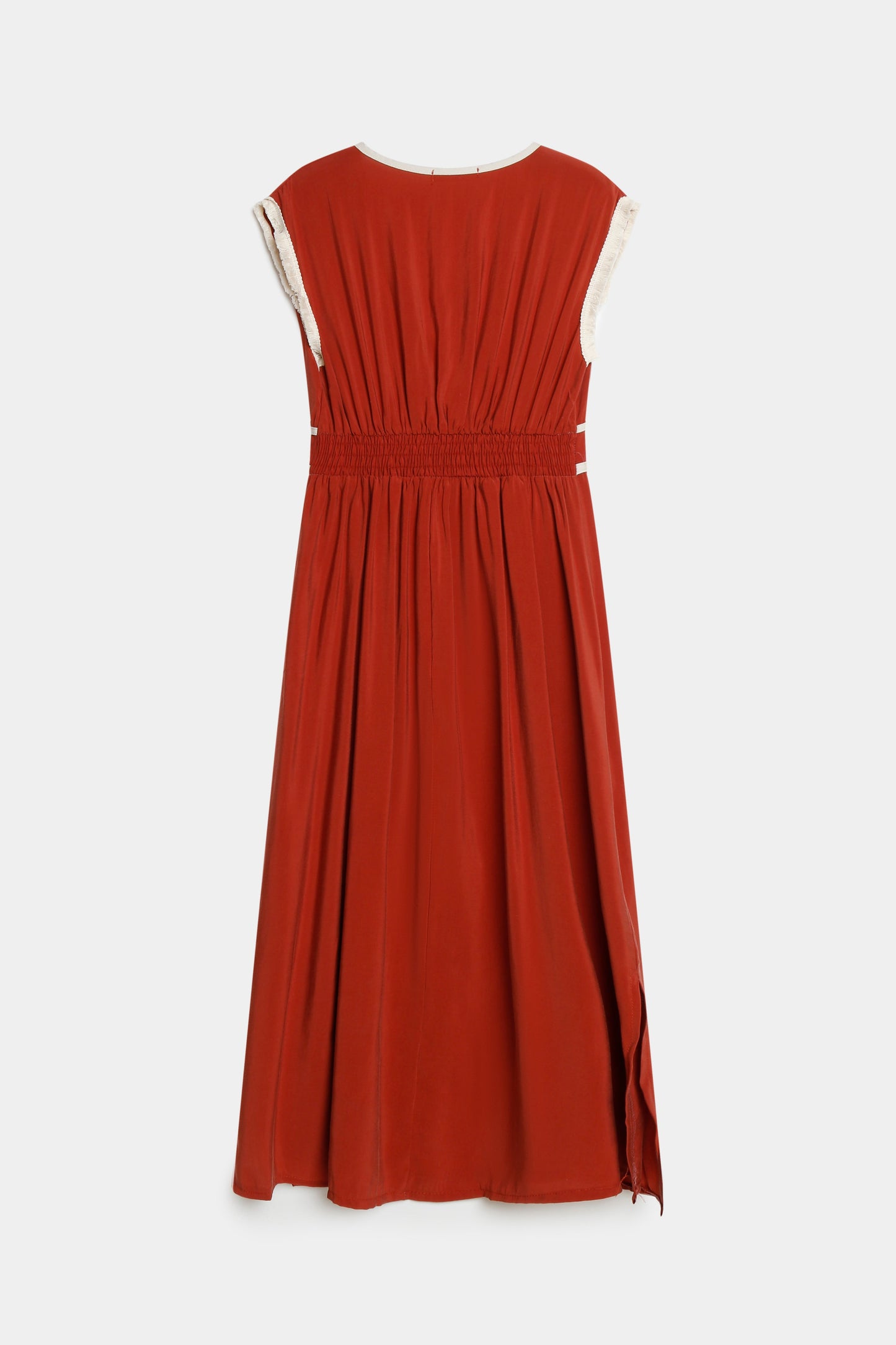 Robe fluide rouge (5)