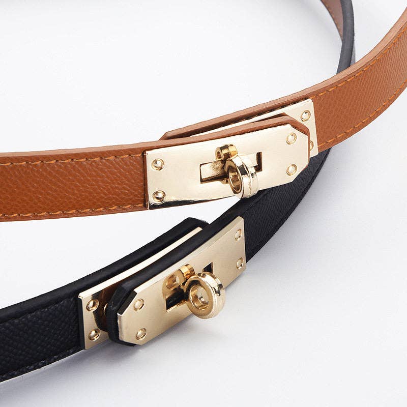 Ceinture pour femme avec boucle en alliage