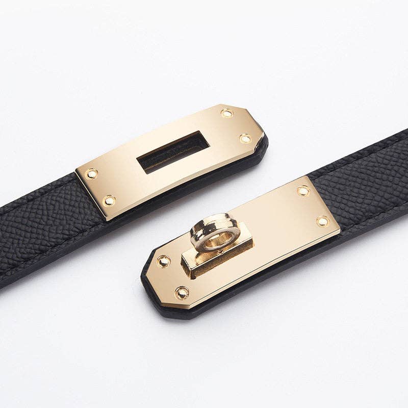 Ceinture pour femme avec boucle en alliage