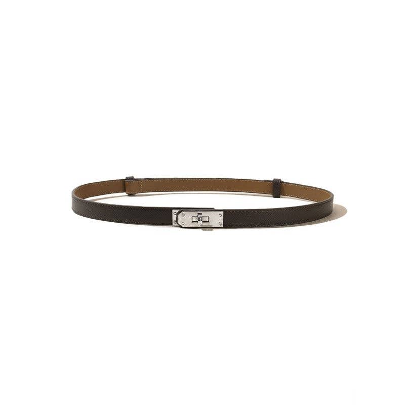 Ceinture pour femme avec boucle en alliage