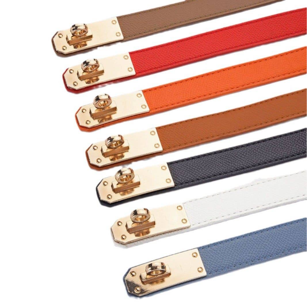 Ceinture pour femme avec boucle en alliage