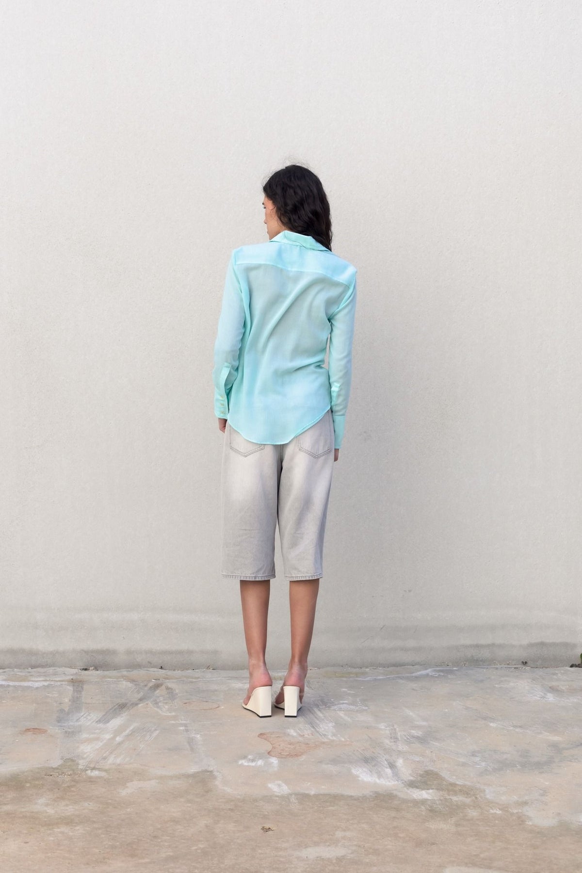 Chemise vert d’eau (4)