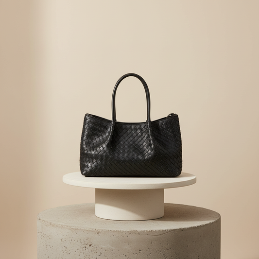 Sac cuir tressé Zad - Style Sézane